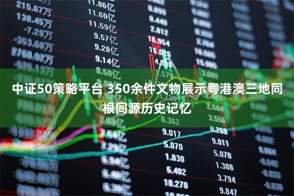 中证50策略平台 350余件文物展示粤港澳三地同根同源历史记忆