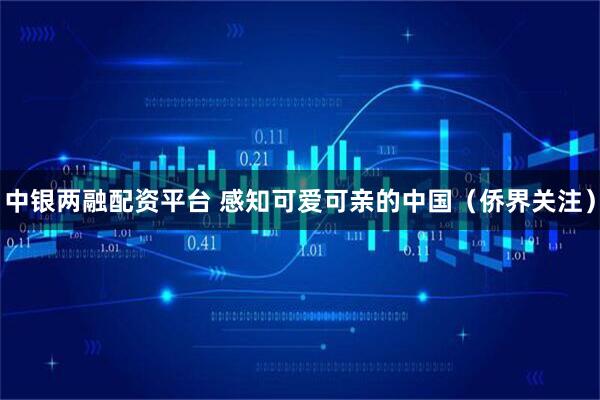 中银两融配资平台 感知可爱可亲的中国（侨界关注）